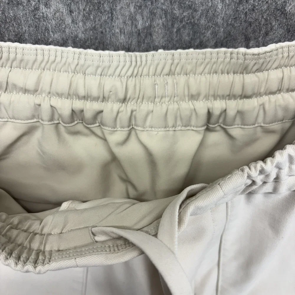 Lululemon Bowline Pants Men's Small‎ White Athleisure Train Drawstring LM5A97S